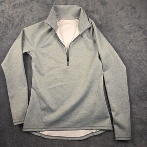 Under Armour Cold Gear Womens Top Size Medium 1/2 Zip Fitted Thumb Holes